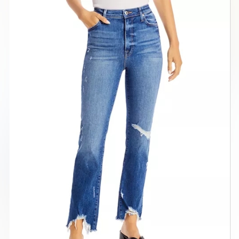 Jonathan Simkhai Jeans, High Rise Straight Jeans, Size 27